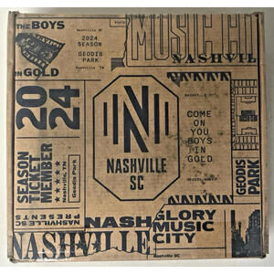 2024 Nashville SC Season Ticket Member Gift Box - 2 Scarves & 23' Recap Book